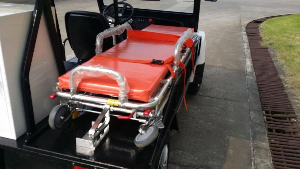 2 seater electric ambulance medical customize utility vehicle golf cart