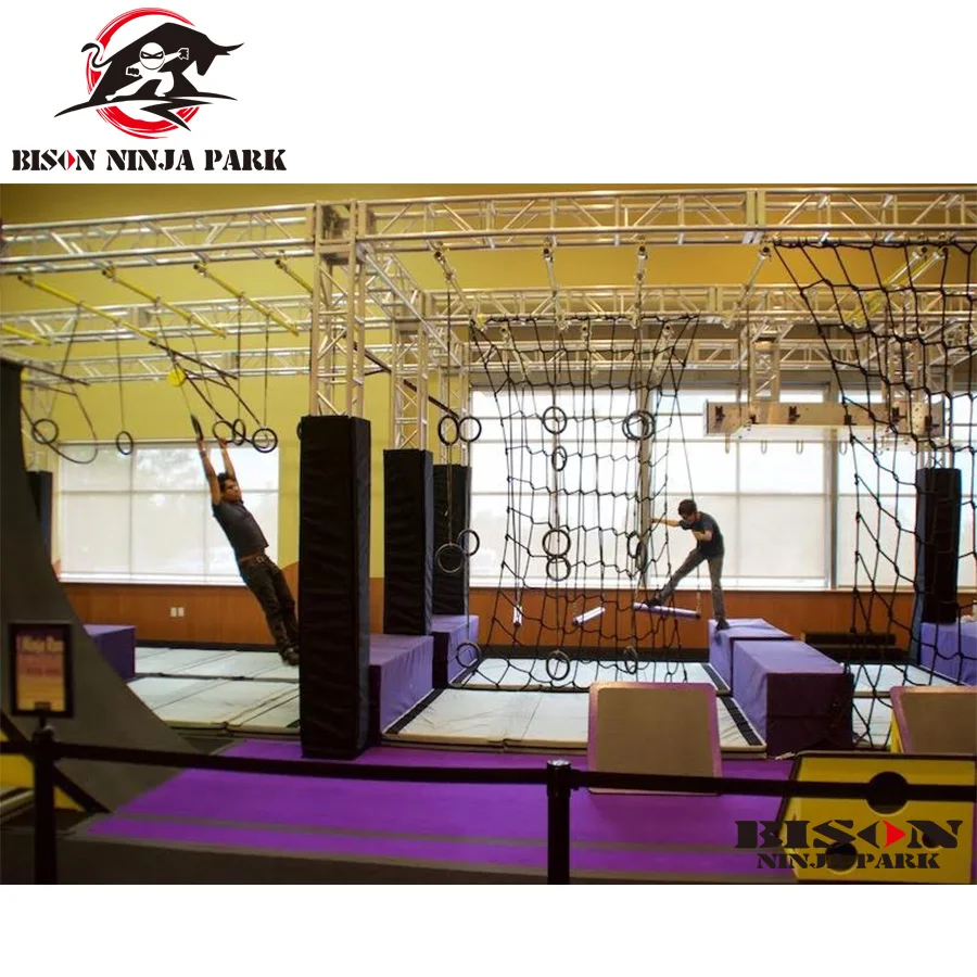 Kids American Obstacle Course Equipment Ninja Warrior For Sale