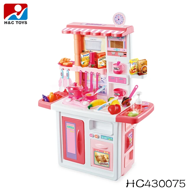 
Parent-child interaction cooking table game big kitchen set toy for kids HC436275 