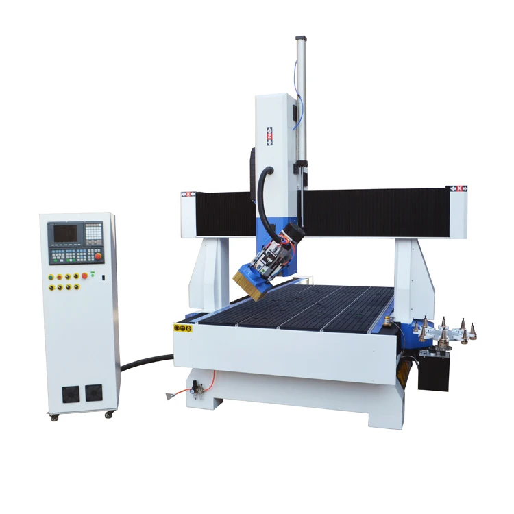 Вращающийся шпиндель 180 градусов 1300x2500x500 мм автоматический смены инструмента ЧПУ маршрутизатор 1325