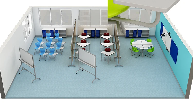 
Flexus University school furniture in pakistan table for discuss 