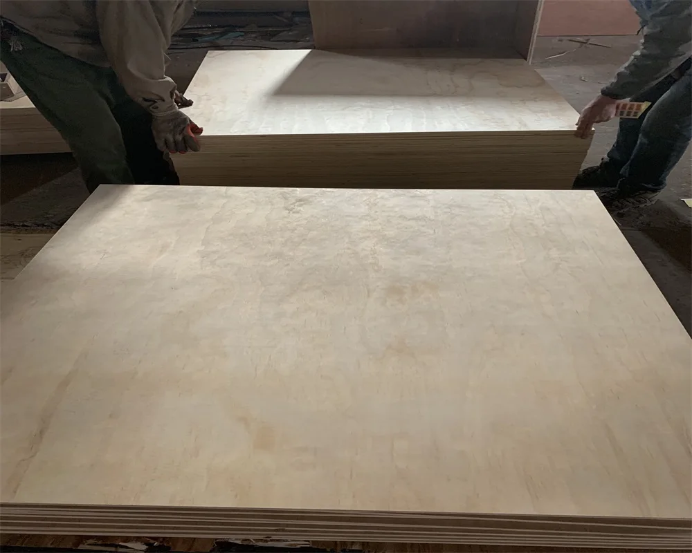 JIAMUJIA Cheap Price Laminated 3mm 12mm 18mm 1 Inch Thick 4x8 5x10  Construction Commercial Pine Plywood Sheet