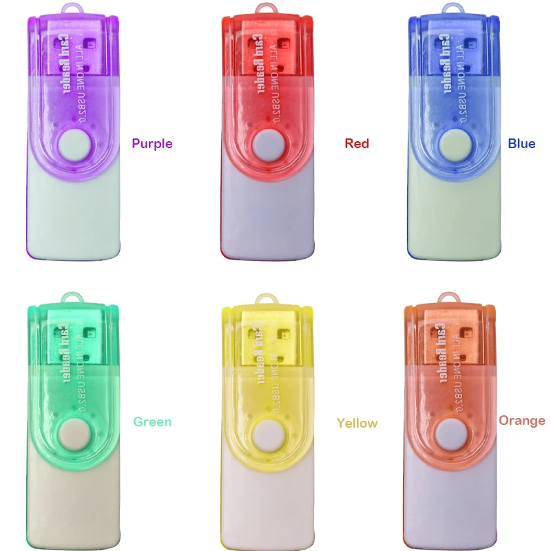 USB 2.0 All in one Multi Memory Card Reader for  memory card M2 MMC SDHC MS