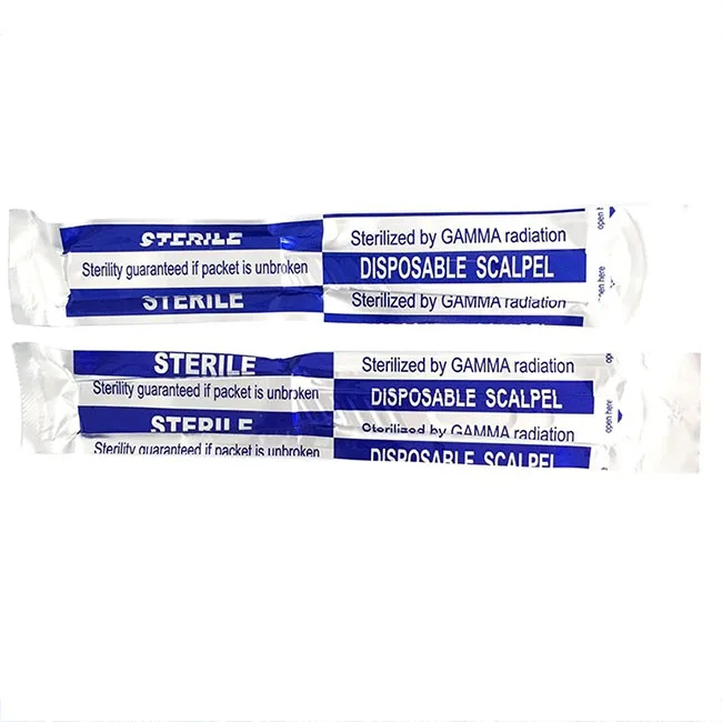 Medical disposable surgical scalpel blade