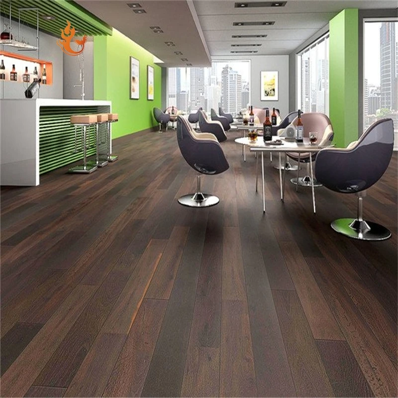 Китайская живопись инженерных дубовый паркет коричневый дуба, деревянные полы