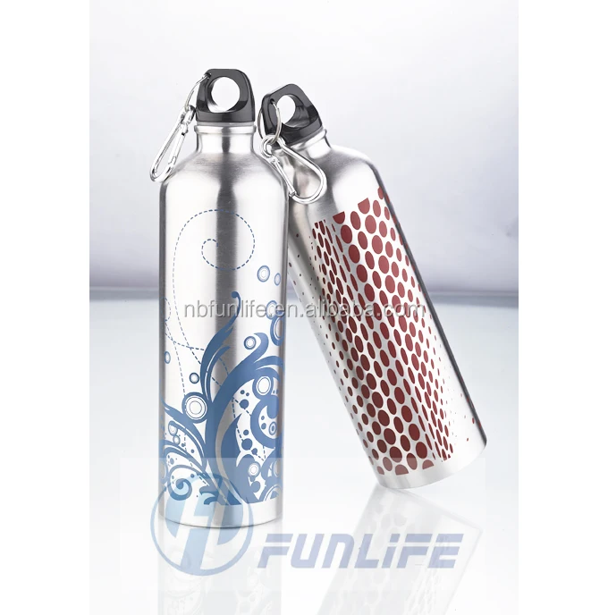 Stainless Steel Sport bottle with hanging ring