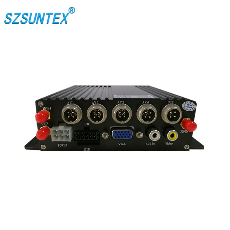 Поддержка Andriod/Iphone/PC Live просмотра 720 P 4ch мобильный видеорегистратор