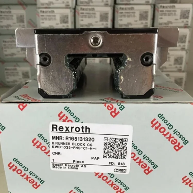 REXROTH R165131320 RUNNER BLOCK BALL CARRIAGE LINEAR BEARING 35MM RAIL