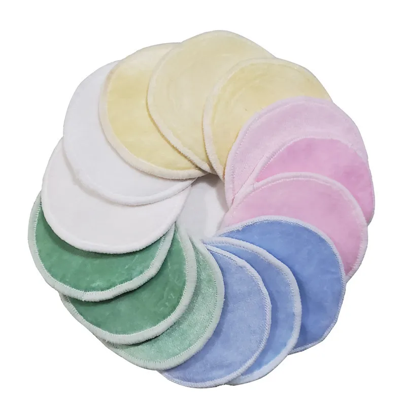 magic Reusable bamboo cotton make up remover pad washable With Laundry Bag