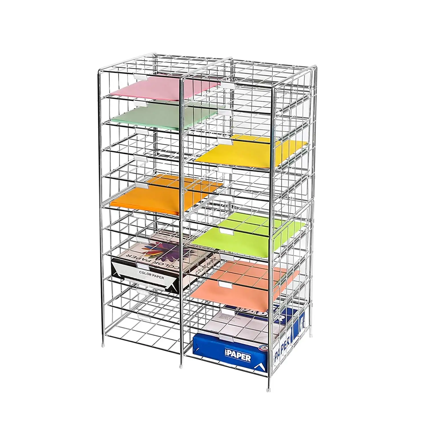 
Metal Office Stationery Storage Cabinet File Organizer Desktop 
