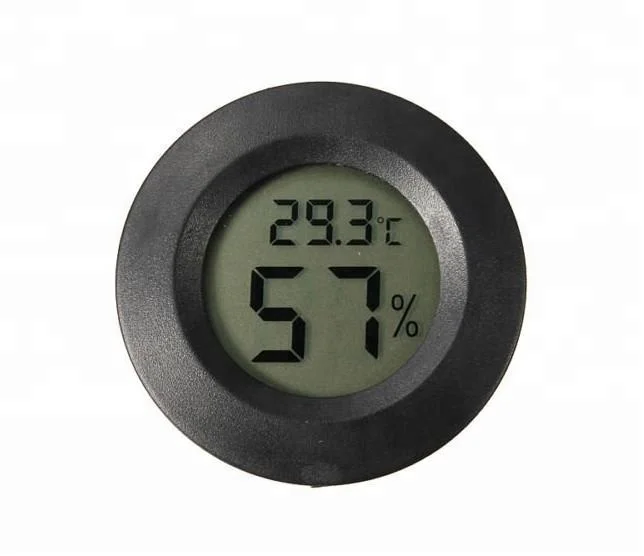 Embedded Humidity Monitor Digital Cabinet Thermometer Hygrometer Animal Reptile Thermometer for Indoor
