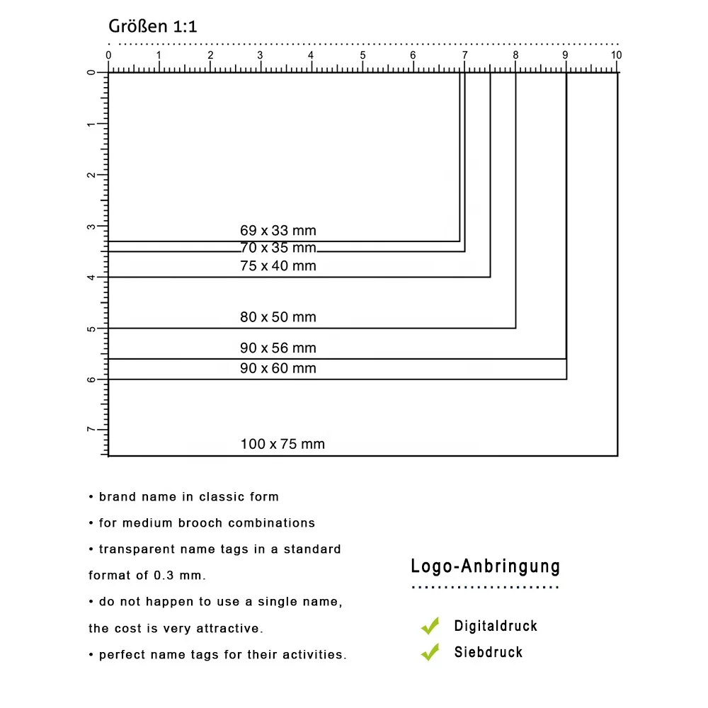 2022 China Cheap Custom Hard PVC  Plastic Business ID Card Holder Name Badge with Clip