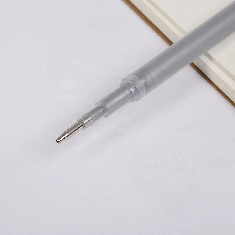 Top grade examination use good writing advertising classic silver refill pen