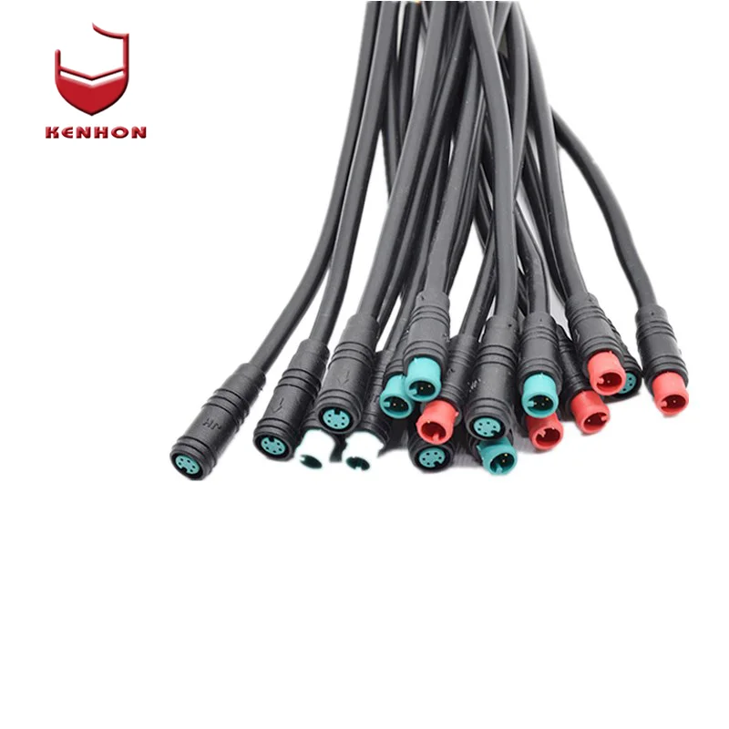 электрические водонепроницаемые разъемы батареи M6 2-6 P провод к индикатор питания водонепроницаемые разъемы 6 pin