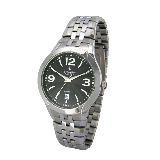 PL118 поло клуб Оптовая Япония movt кварцевые часы нержавеющая сталь назад США мужские поло часы