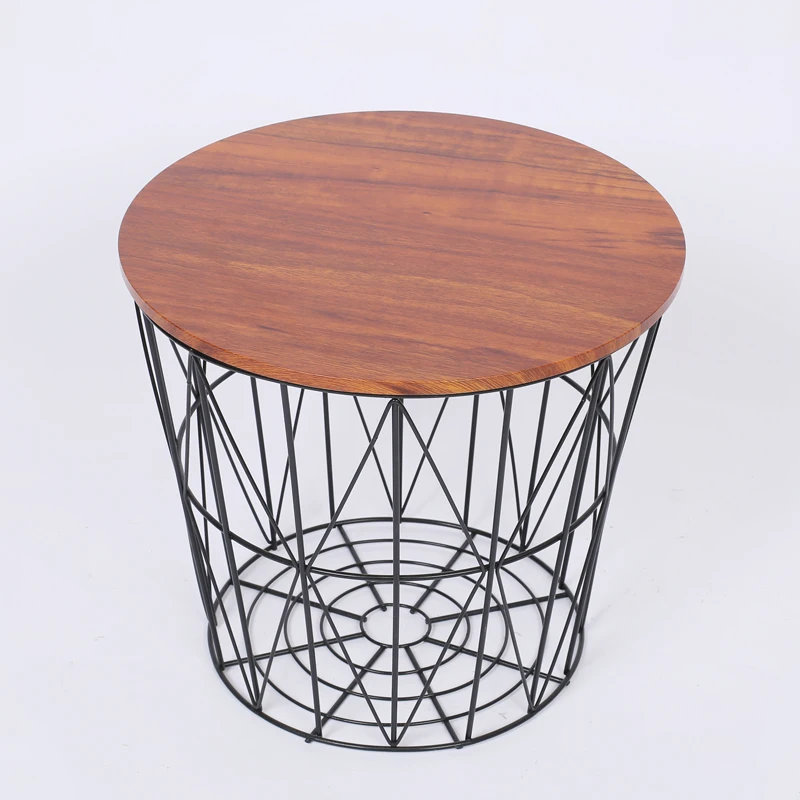 home furniture living room handmade metal wire coffee table tea table with stools