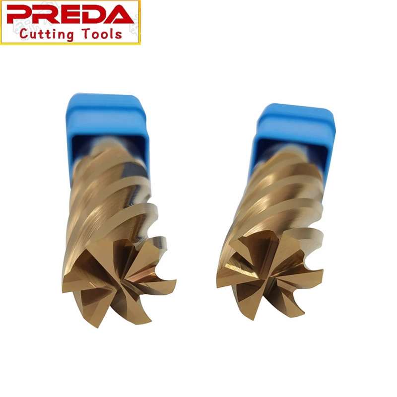 6 Flutes HRC55 20mm finishing Solid Carbide milling cutter for stainless steel