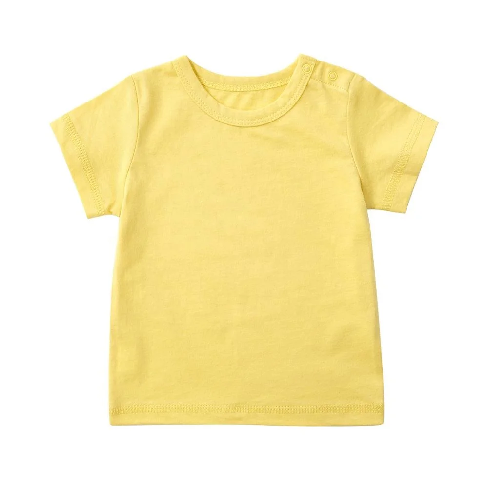 
Factory custom wholesale customized short sleeve blank bamboo cotton baby t-shirts 