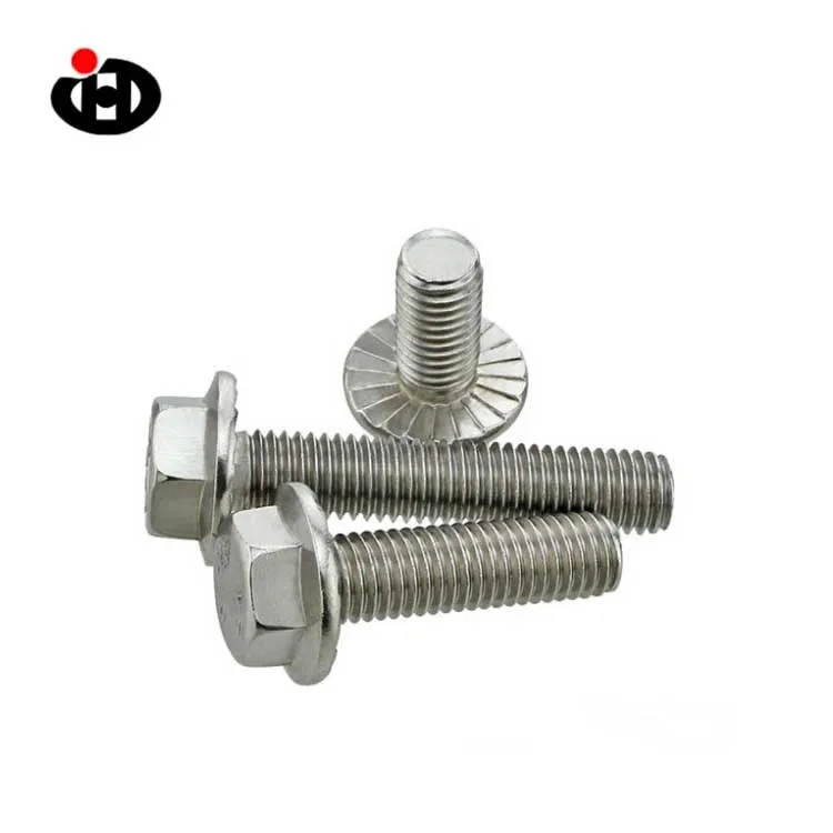 
JingHong GB5787/DIN6921 Metric steel Hex flange bolts 