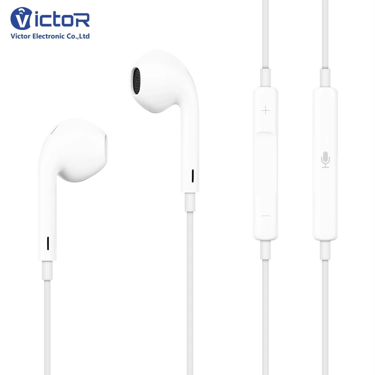Wholesale stereo wired in-ear earphones mayorista audifonos 2019 new for mobile phone use