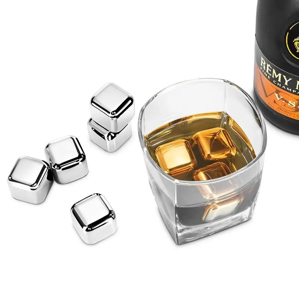 
Hot Sale Bar Accessories Stainless Steel Metal Ice Cube cooling ice melts 