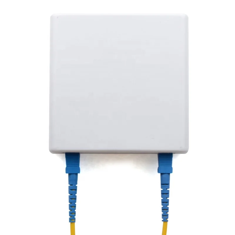 Быстрая доставка настольная маленькая ftth коробка типа 86 с 2 портами SC волоконно-оптическая настенная