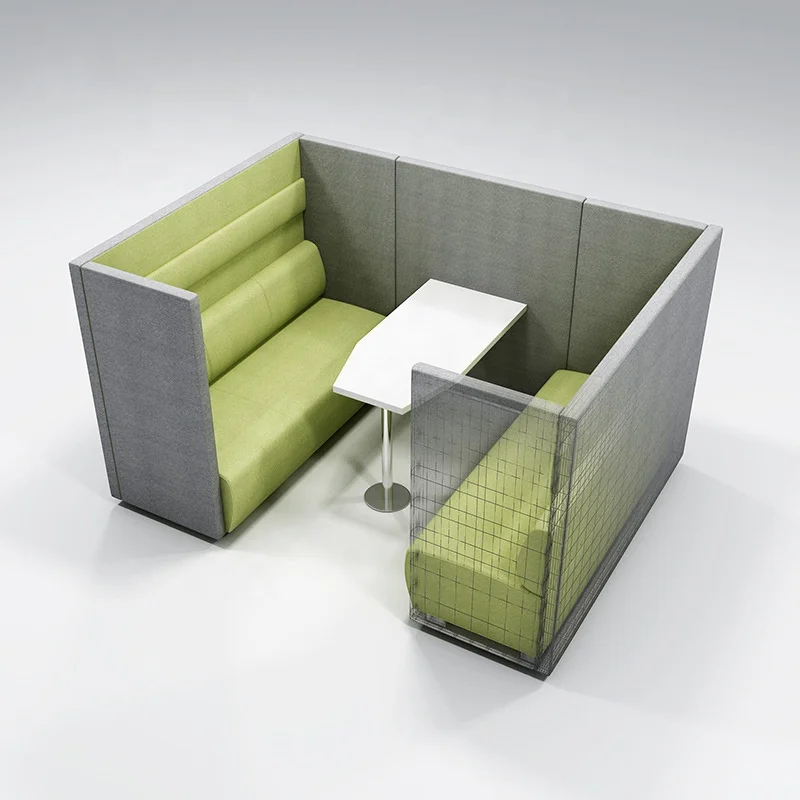 
Aoruize office meeting pod soundproof booth sofa with table 