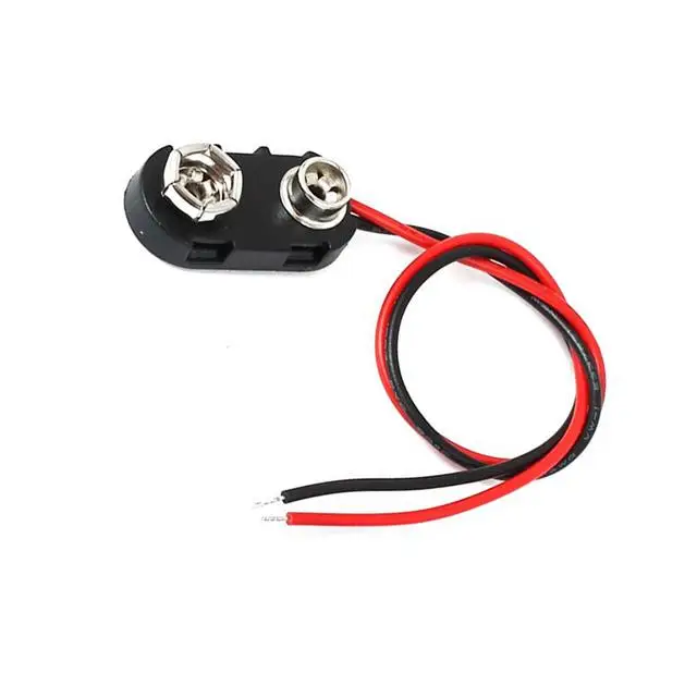 T-type and I-type 9V Snap Battery Clip Connector
