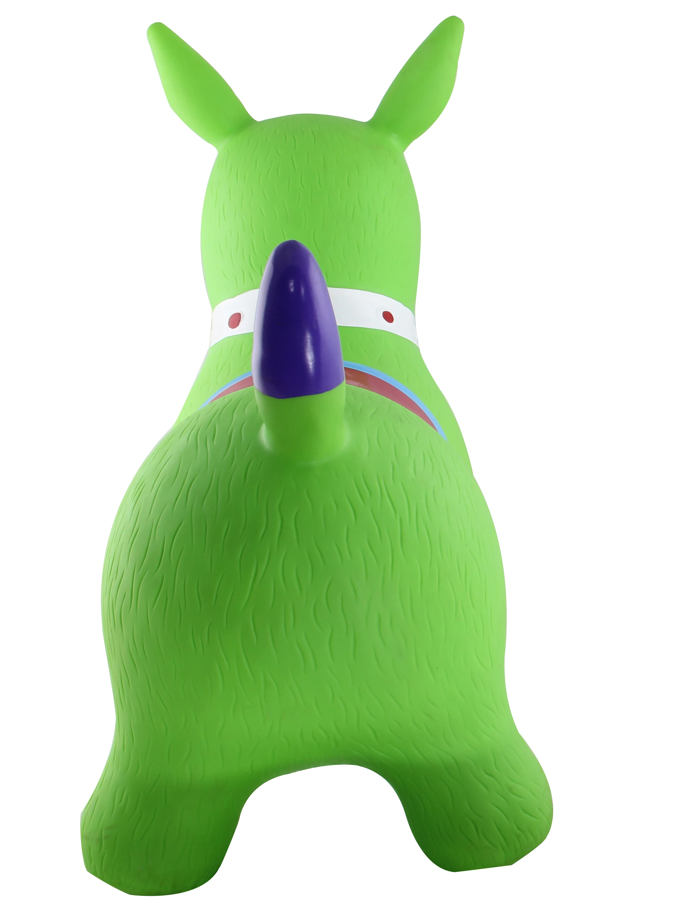 
Inflatable Eco-friendly PVC material Ride-on Animal hopper Paint Dog with voice indoor & outdoor toys 