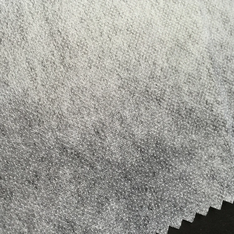 Wholesale High Quality Stretch Polyester Necktie Shirt Collar Fusible Interlining Fabric