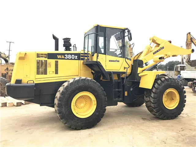Good Quality Japan Used Komatsu Wheel Loader WA380 for sale / Komatsu Loader at low price/komatsu wa380-6 wheel loader