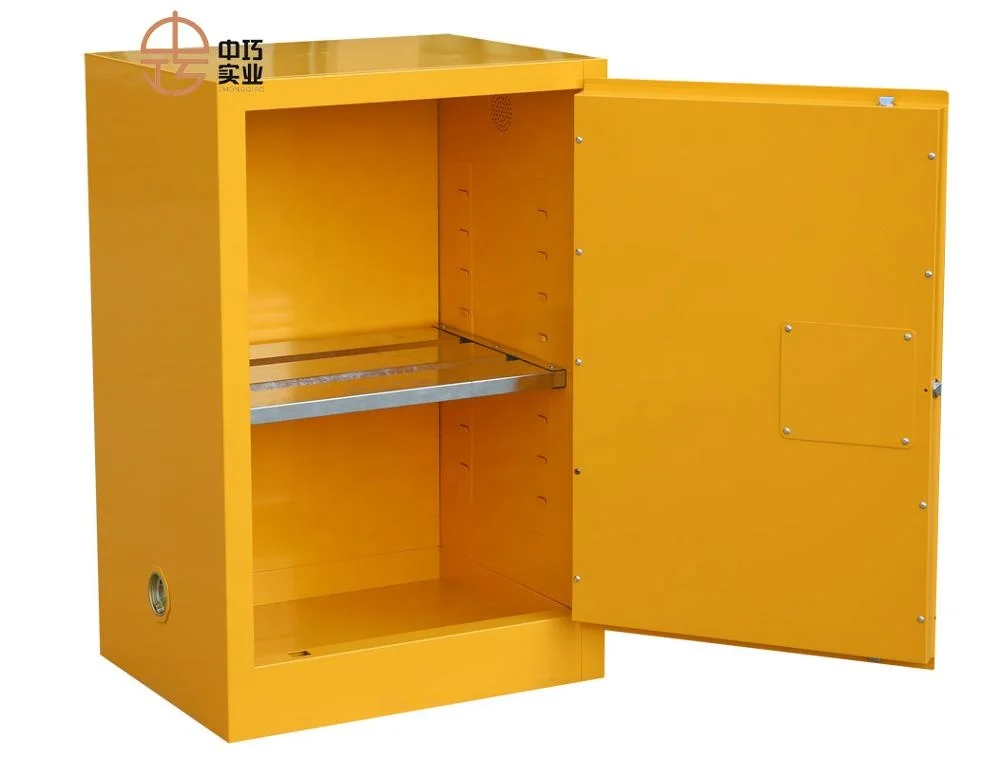 yellow flammable chemical explosion-proof storage safety cabinet Fire-resistant Chemical Industrial Fireproof safety cabinet