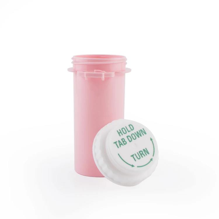 Детская непромокаемая пластиковая упаковка 6 8 13 30 40 60 dram, цилиндр с откидной крышкой, бутылка для аптеки по рецепту