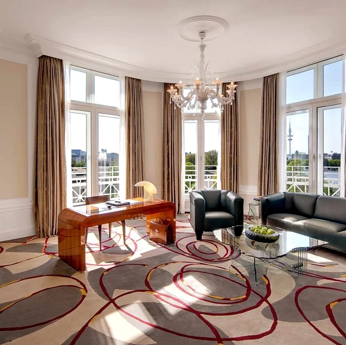 5 Star Hotel  Hand Tufted Carpet Modern Design 100% Acrylic Hand Tufted Carpet