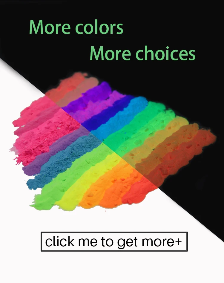 Glow in the dark pigment powder for luminous products