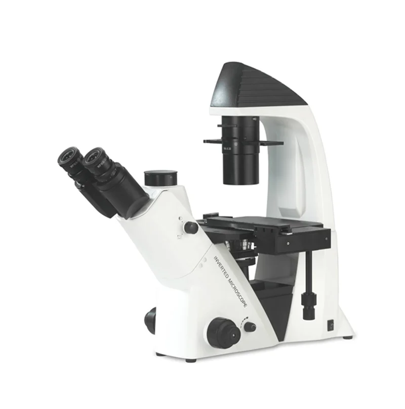 BDS400 Тринокулярный Расширенный Перевернутый Биологический микроскоп с фазовой контрастностью и целями плана бесконечности