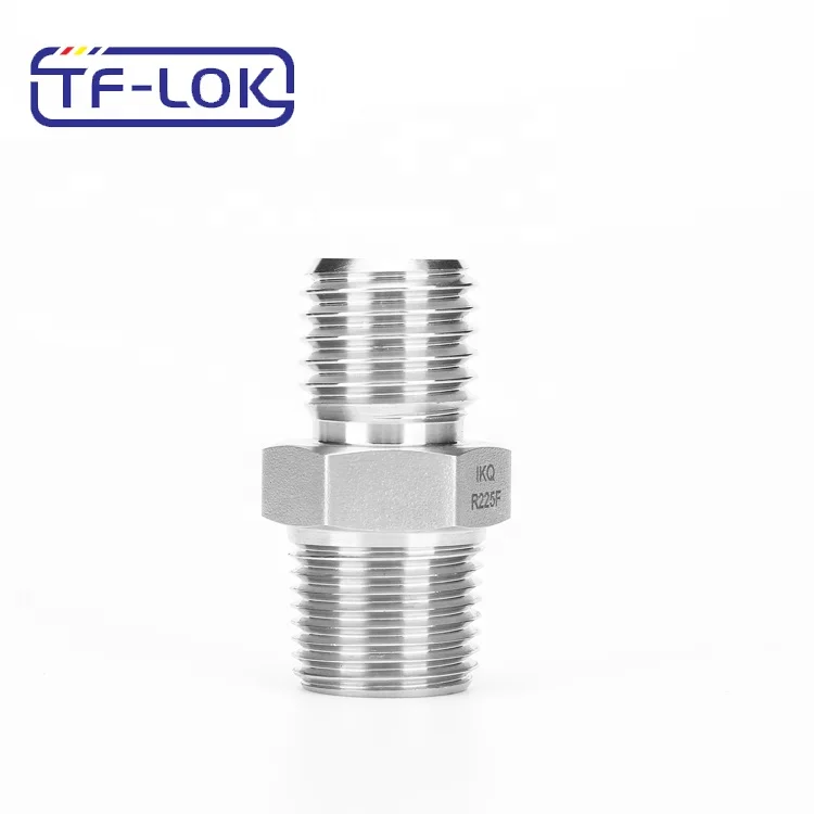 NPT Straight Male Connector Stainless Steel Tube Fittings