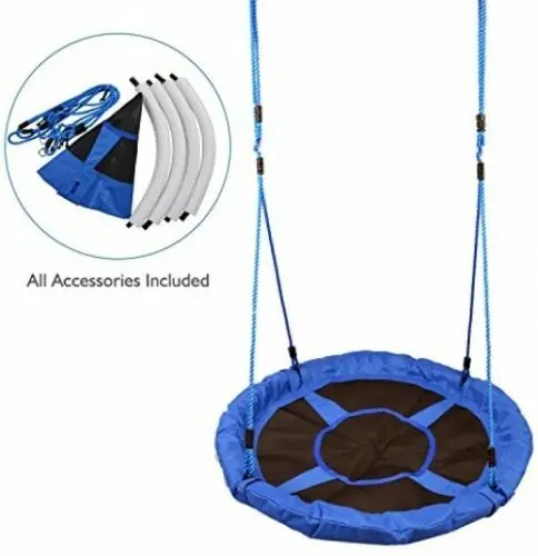 95cm Blue Round Mat Nest Swing