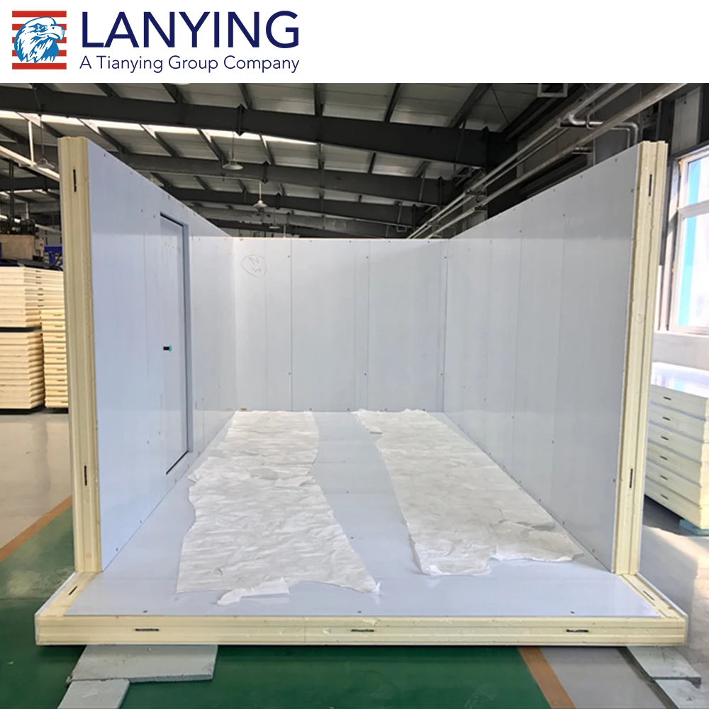 Camlock polyurethane cold room insulation sandwich panel