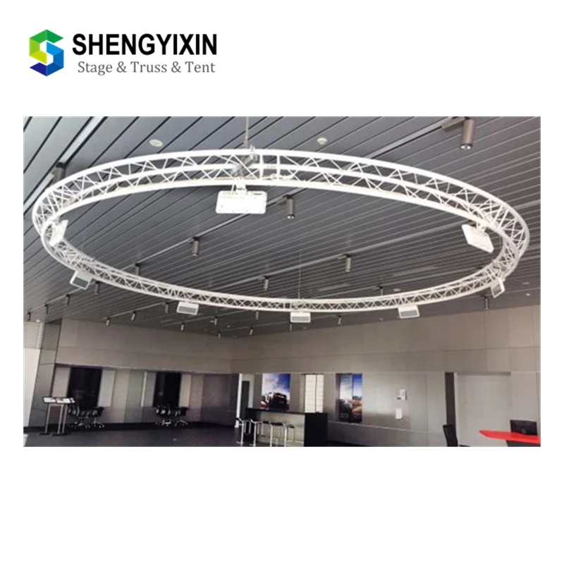 Ground support truss system aluminum arch roof truss for sale