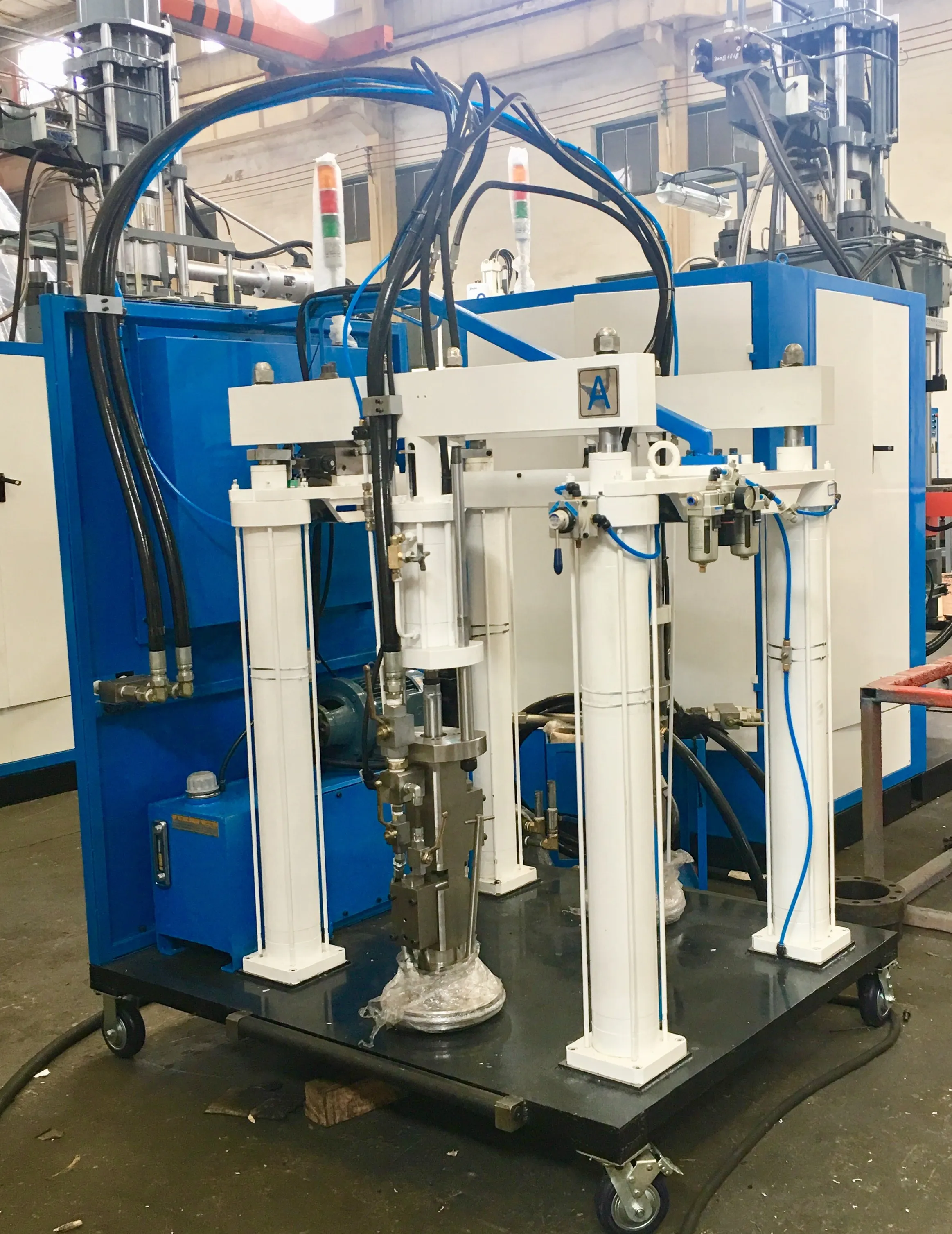 
Liquid sillicon rubber machine HYP-20L LSR Pump Feeding Machine rubber mixing machine for multi color rubber average mixer 