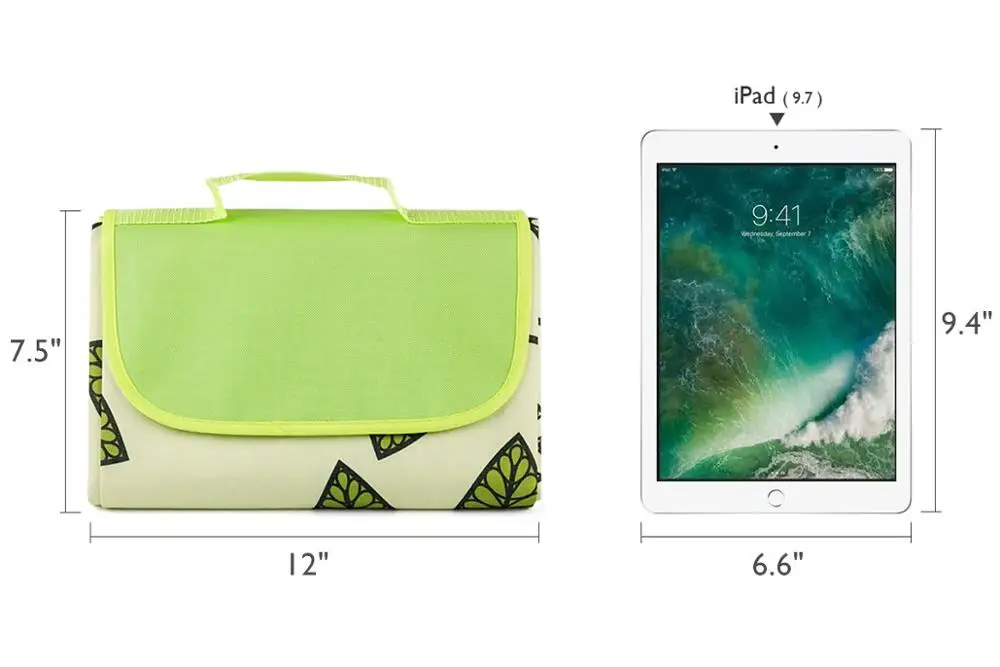 100% Polyester Outdoor Camping Mat Beach Waterproof Custom Logo Picnic Mat for Adult