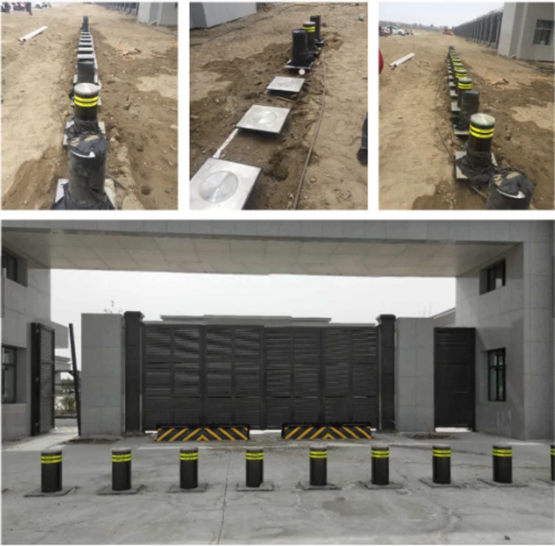 600*219mm Hot Sale high quality Hydraulic Bollard automatic rising bollards automatic electric bollards with best price