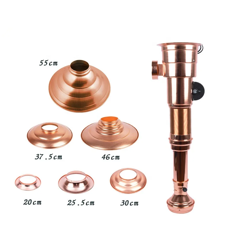 Экстрактор дыма для барбекю телескопическая выхлопная труба