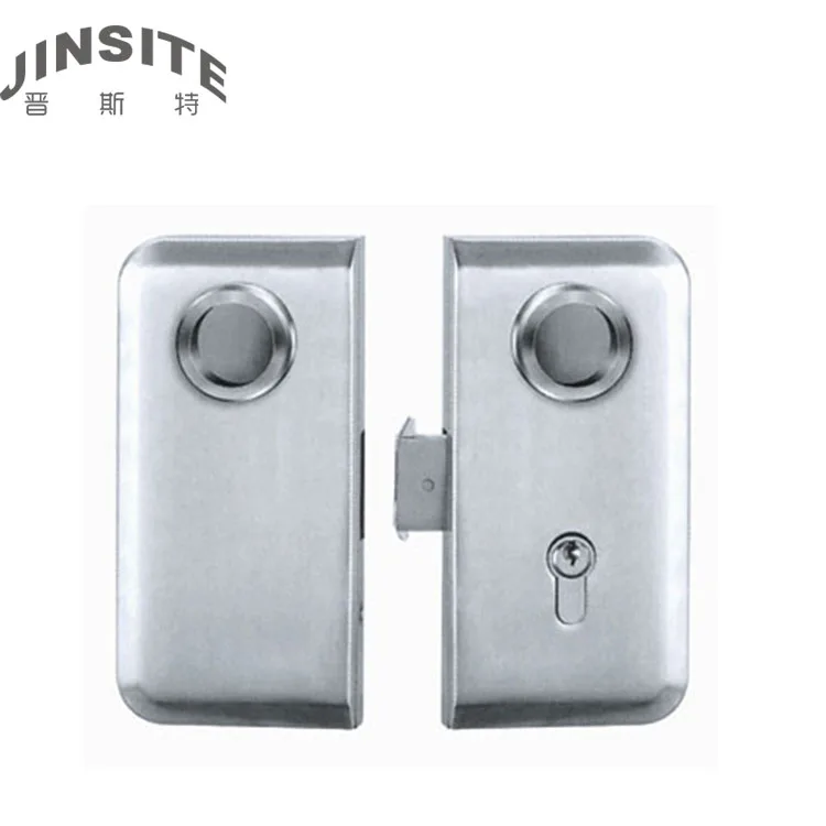 NEW STYLE glass door floor lock push button sliding