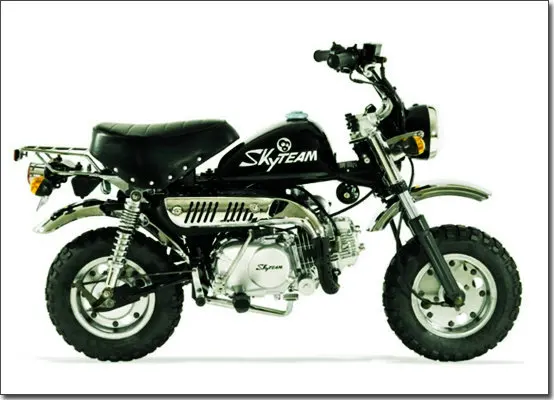 SKYTEAM E5 125cc 4 stroke Skymini monkey motorcycle monkey bike (EEC EUROV EURO5 APPROVED)