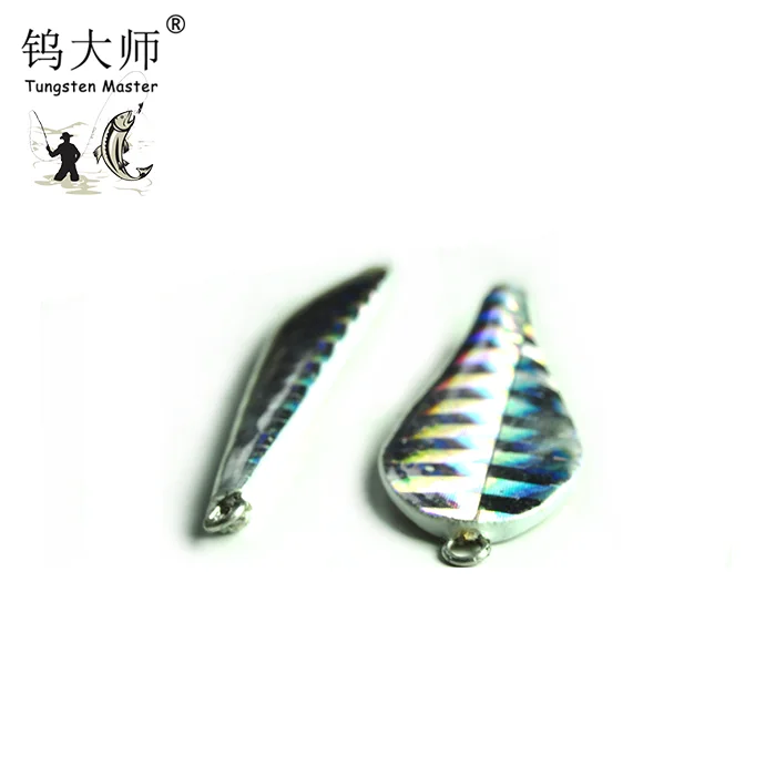 Different weight fishing tungsten spoon without hooks