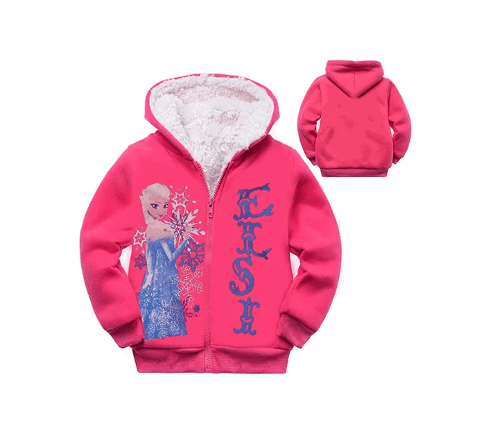 New arrival Winter  Casual Children Kids Girls Jackets Coat Full Sleeve Teenager Girl Coat With Hooded Thick Clothing