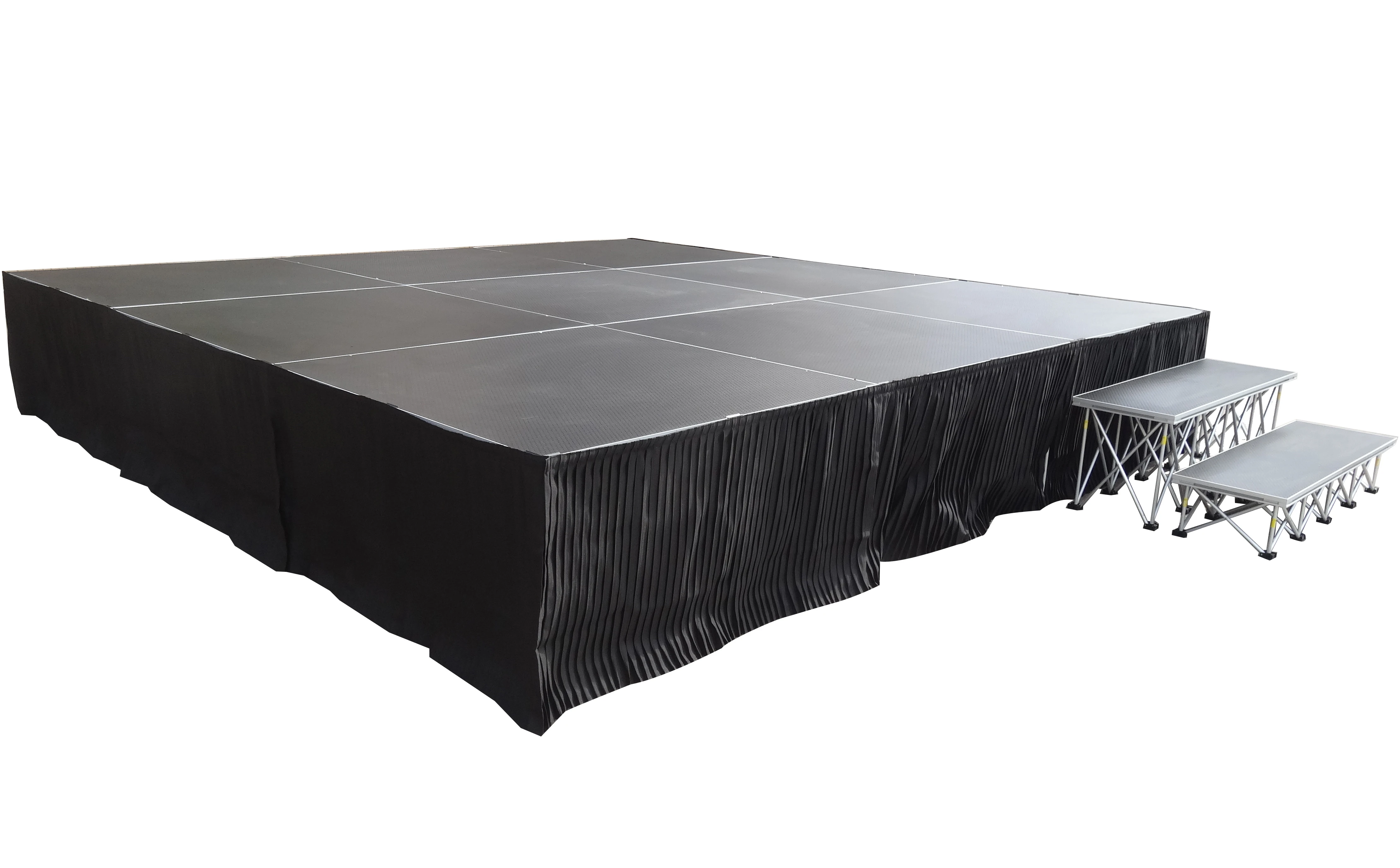 Easy assemble event portable stage with stage platform