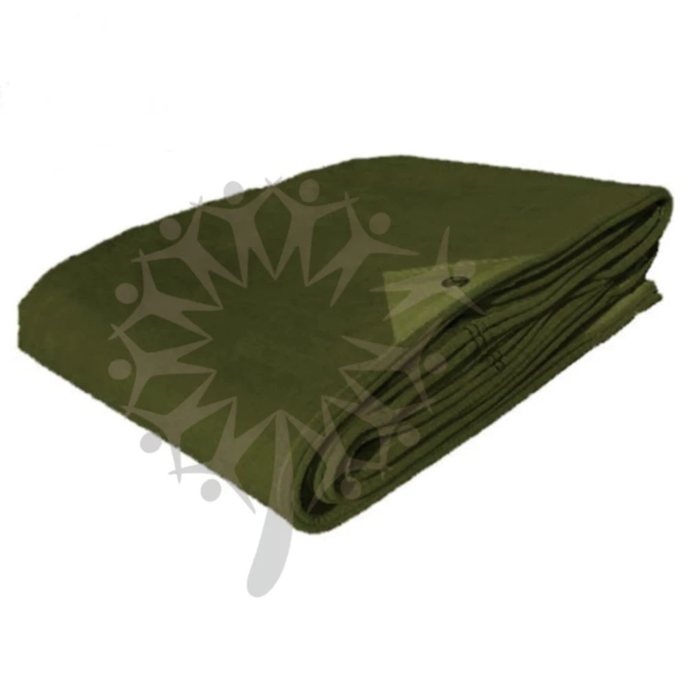 
hemp waterproof camping fire resistant polyester cotton canvas tarp 